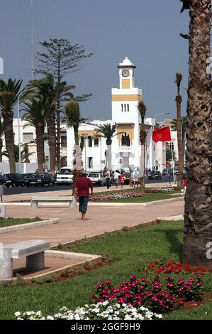 Alte portugiesische Architektur in El Jadida (Mazagan) in Marokko Stockfoto