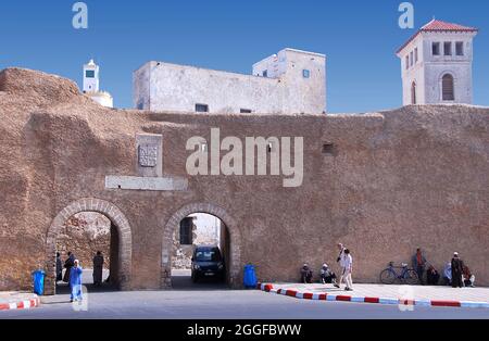 Alte portugiesische Architektur in El Jadida (Mazagan) in Marokko Stockfoto