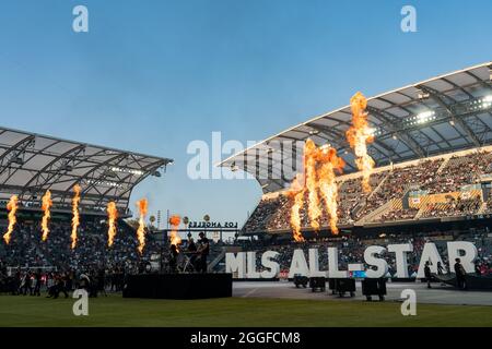 Zeremonien vor dem Spiel beim MLS All Star Game 2021 Stockfoto