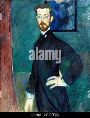 Modigliani. Porträt von Dr. Paul Alexandre von Amedeo Clemente Modigliani (1884-1920), Öl auf Leinwand, 1909 Stockfoto