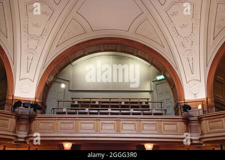 Stockholm, Schweden - 2018 09 30: Stockholm Parliament Interior Details, Schweden Stockfoto