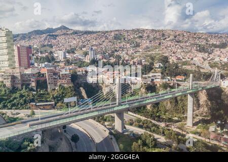 Puentes Trillizos Brücken in La Paz, Bolivien Stockfoto