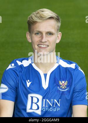 Aktenfoto vom 04-08-2020 von St. Johnstone's Ali McCann Ausgabedatum: Mittwoch, 1. September 2021. Stockfoto