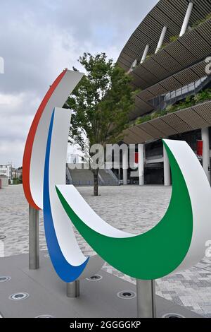 Tokio. August 2021. Großbritannien:.20210829, Tokio, Japan.Tokio 2020 Paralympische Spiele, .Olympic Stadium Tokio.Foto: Lars Moeller.DK:.20210829, Tokio, Japan.Tokio 2020 Paralympiske Lege. Olympiastadion Tokio.Foto: Lars MÃ¸ller. (Bild: © Lars Moeller/ZUMA Press Wire) Stockfoto