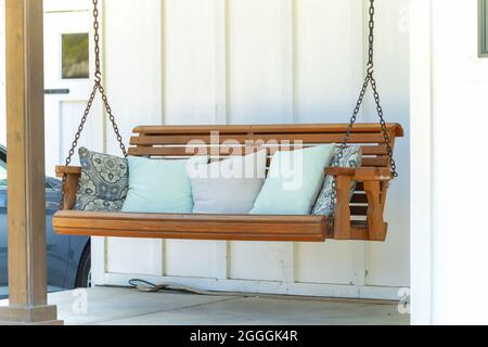 ZOUDIN Schaukelbank-Kissen, 90x30 Cm, Grau – Waschbar, Für Outdoor-Möbel, Veranda & Garten