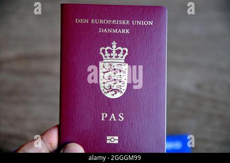 Kopenhagen, Dänemark.,01 September 2021 ,soem Länder werden einige covid-19 Einschränkungen für Touristen und Reisen nea Zukunft zu entfernen. (Foto..Francis J Stockfoto