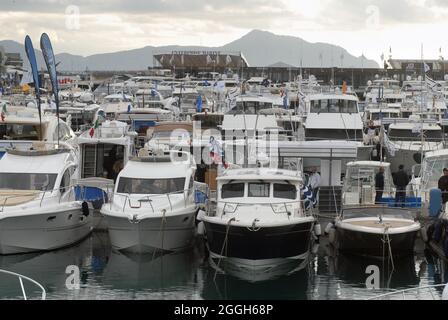 Genua (Italien) Internationale Bootsmesse - Salone Nautico Internazionale di Genova Stockfoto