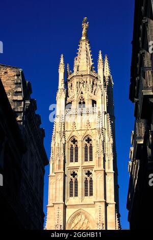 FRANKREICH. GIRONDE (33) STADT BORDEAUX. DER PEY-BERLAND TOWER Stockfoto