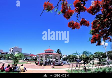 NEUKALEDONIEN. GROSSE INSEL, NOUMEA DORF Stockfoto