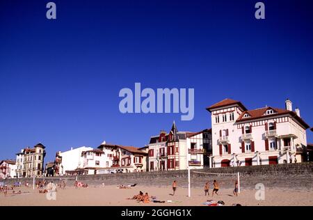 FRANKREICH. PYRENEES-ATLANTIQUES (64) ZAHLT BASKISCH. SAINT JEAN DE LUZ Stockfoto