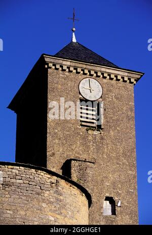 FRANKREICH. AVEYRON (12) STE EULALIE DE CERNON VILLAGE (STRASSE COMPOSTELLE) Stockfoto