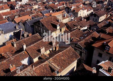 FRANKREICH, AVEYRON (12) VILLEFRANCHE DE ROUERGUE Stockfoto