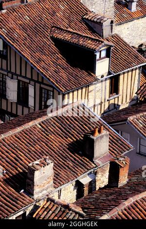 FRANKREICH, AVEYRON (12) VILLEFRANCHE DE ROUERGUE Stockfoto