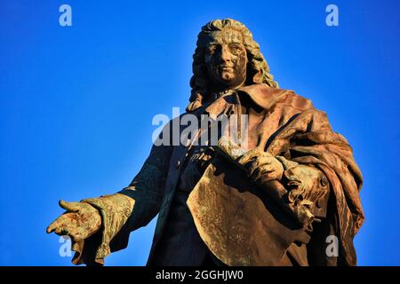 FRANKREICH, GIRONDE (33) BORDEAUX, STATUE VON LOUIS DE TOURNY Stockfoto