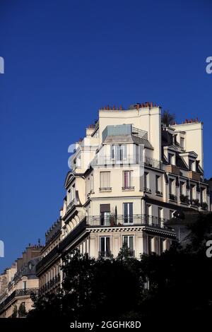 FRANKREICH. PARIS (75) 11. BEZIRK. VOLTAIRE BOULVARD Stockfoto