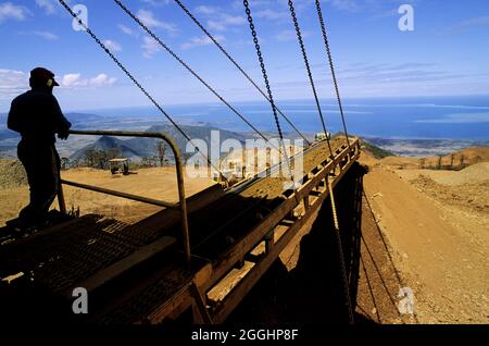 FRANKREICH. NEUKALEDONIEN, GROSSE INSEL, NICKELGEWINNUNGSINDUSTRIE Stockfoto