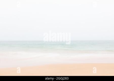 Sea Fog Bunbury Back Beach Western Australia Stockfoto