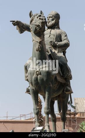 Statue von Ibrahim Pascha, die Zitadelle, Kairo, Ägypten Stockfoto