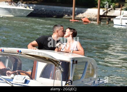 Venedig, Italien. September 2021. VENEDIG, ITALIEN - 01. SEPTEMBER: Roberta Giarrusso wird am 01. September 2021 bei den 78. Internationalen Filmfestspielen von Venedig in Venedig, Italien, zu sehen sein. Kredit: dpa/Alamy Live Nachrichten Stockfoto