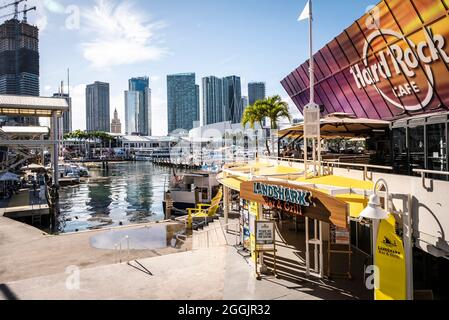 Bayside Marketplace, Downtown Miami, Florida Stockfoto