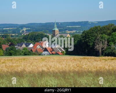 Wellingholzhausen, Teutoburger Wald, Osnabrücker Land, Niedersachsen, Deutschland Stockfoto