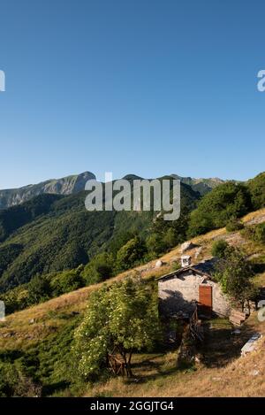 Vagli di Sotto. Campocatino Stockfoto