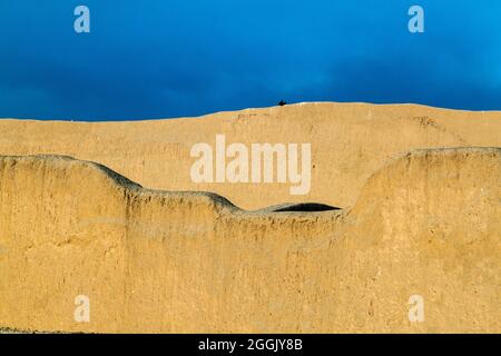 Ruinen der adobe-Stadt Chan Chan in Trujillo, Peru Stockfoto