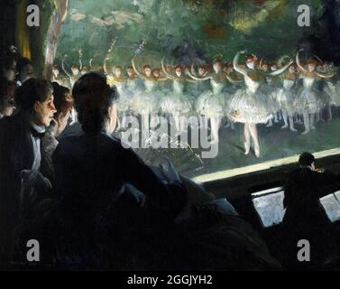 Das Weiße Ballett von Everett Shinn (1876-1953), Öl auf Leinwand, 1904 Stockfoto