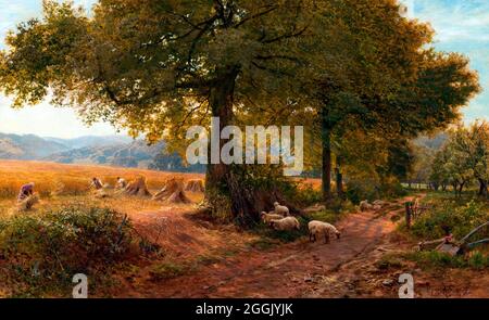 At Arundel, Sussex von George Vicat Cole (1833-1893), Öl auf Leinwand, 1887 Stockfoto