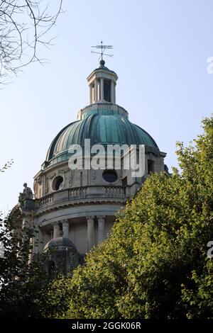 Die Ashton Memorial Torheit (entworfen von John Belcher) in Williamson Park, Lancaster, Lancashire, England, Großbritannien Stockfoto