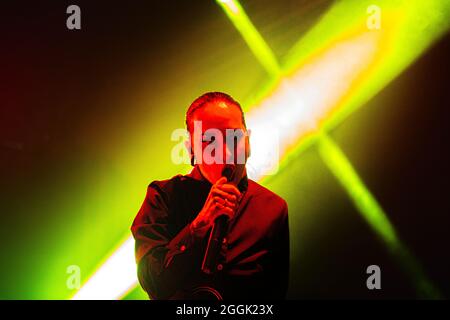 Cremona Italien 29. August 2021 die ukrainische Heavy-Metal-Band Jinjer spielt Live-Konzert im Luppolo Rock - Tatiana Shmayluk © Andrea Ripamonti / Alamy Stockfoto