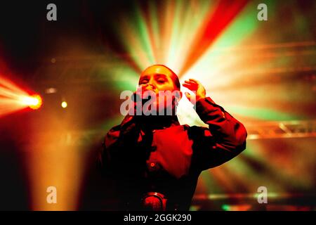 Cremona Italien 29. August 2021 die ukrainische Heavy-Metal-Band Jinjer spielt Live-Konzert im Luppolo Rock - Tatiana Shmayluk © Andrea Ripamonti / Alamy Stockfoto