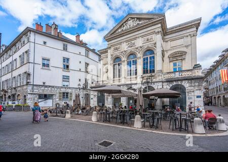 Charles-Dullin Theater auf dem Theaterplatz in Chambèry. Chambery, Region Auvergne-Rhône-Alpes, Frankreich Stockfoto