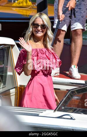 Venedig, Italien. September 2021. VENEDIG, ITALIEN - 01. SEPTEMBER: Marta Losito wird am 01. September 2021 beim 78. Internationalen Filmfestival von Venedig in Venedig, Italien, zu sehen sein. Kredit: dpa/Alamy Live Nachrichten Stockfoto