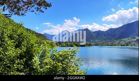 Der Idrosee ist einer der norditalienischen Seen, Italien, Lombardei, Region Idrosee Stockfoto