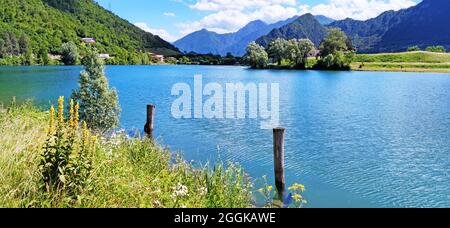 Der Idrosee ist einer der norditalienischen Seen, Italien, Lombardei, Region Idrosee Stockfoto