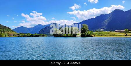 Der Idrosee ist einer der norditalienischen Seen, Italien, Lombardei, Region Idrosee Stockfoto