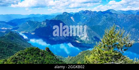 Der Idrosee ist einer der norditalienischen Seen, Italien, Lombardei, Region Idrosee Stockfoto