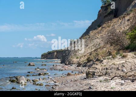 Deutschland, Mecklenburg-Vorpommern, Greaves, Steilküste im Norden der Insel Hiddensee, Ostsee Stockfoto