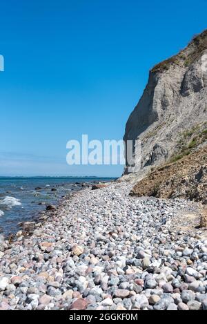 Deutschland, Mecklenburg-Vorpommern, Greaves, Steilküste im Norden der Insel Hiddensee, Ostsee Stockfoto