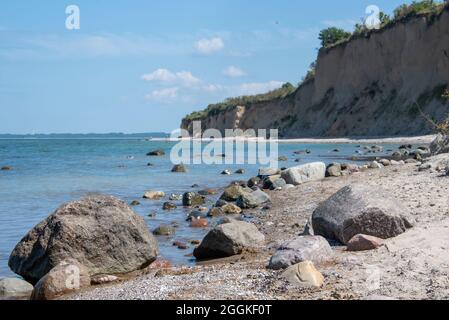 Deutschland, Mecklenburg-Vorpommern, Greaves, Steilküste im Norden der Insel Hiddensee, Ostsee Stockfoto