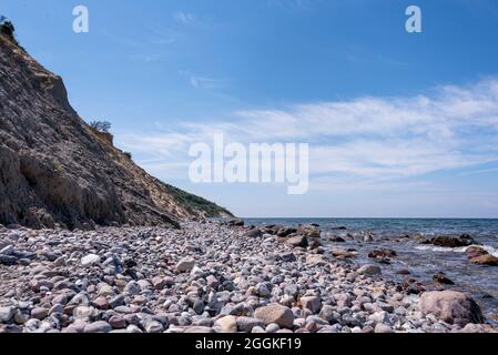 Deutschland, Mecklenburg-Vorpommern, Greaves, Steilküste im Norden der Insel Hiddensee, Ostsee Stockfoto