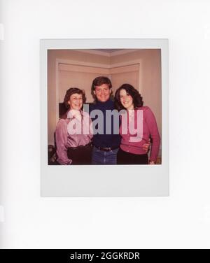 Polaroid-Momentaufnahme im Retro-Stil des 20. Jahrhunderts, USA Stockfoto