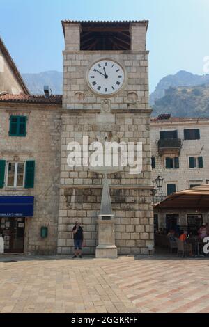 Altstadt Kotor in Montenegro, UNESCO-Weltkulturerbe Stockfoto