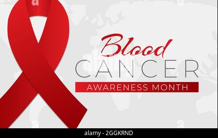 Hintergrund-Illustration Des Monats Des Blutkrebsbewusstseins – Banner Stock Vektor