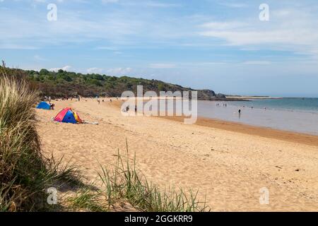 Gullane Strand, East Lothian, Schottland. Stockfoto