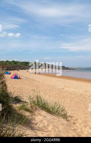 Gullane Strand, East Lothian, Schottland. Stockfoto