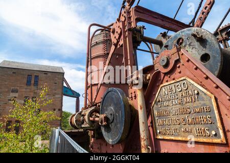 Das Prestongrange Museum ist ein Industriemuseum in der Nähe von Prestonpans in Schottland auf dem Gelände des National Mining Museum Stockfoto