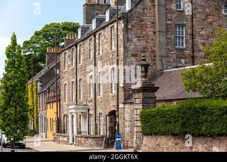 Altes Gebäude in Musselburgh, East Lothian. Stockfoto