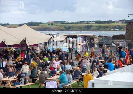 Das Fringe by the Sea Festival in North Berwick Stockfoto